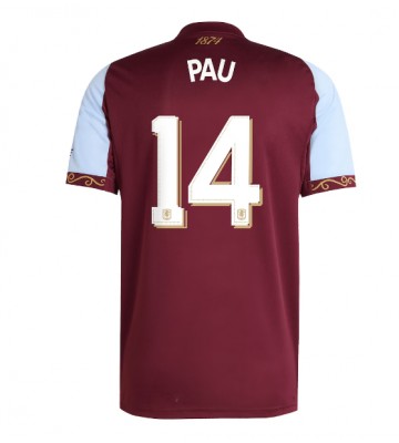 Aston Villa Pau Torres #14 Hjemmebanetrøje 2025-26 Kort ærmer